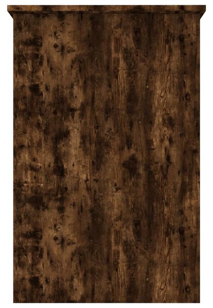Füstös tölgy színű szerelt fa íróasztal 100 x 50 x 76 cm