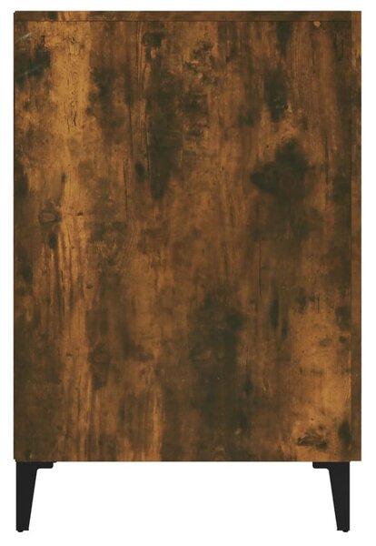Füstös tölgy színű szerelt fa íróasztal 140 x 50 x 75 cm