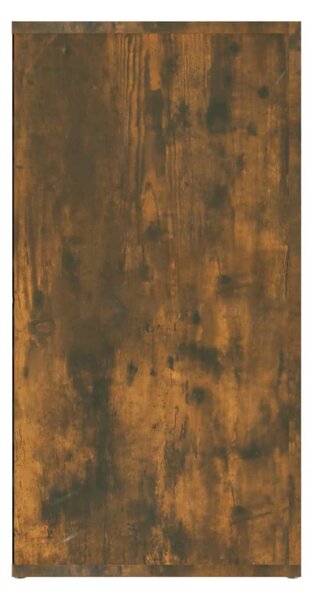 Füstös tölgy színű szerelt fa tálalószekrény 120 x 36 x 69 cm
