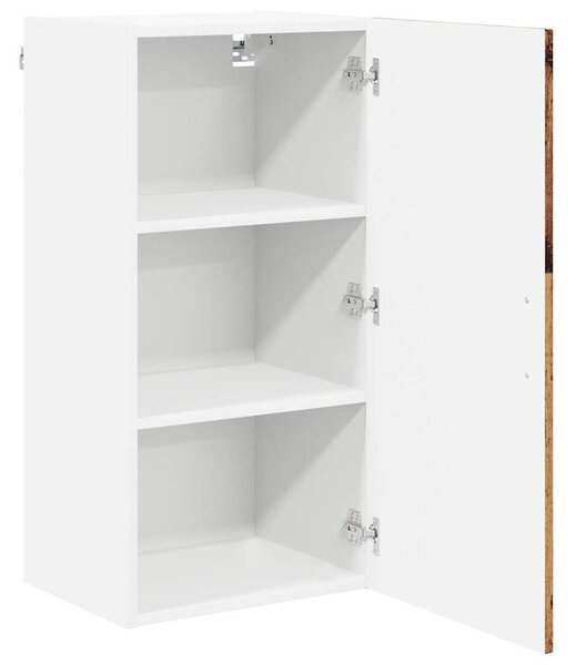 Fali Szekrény LUCCA Antik Fa 40 x 31 x 80 cm Szerelt Fa
