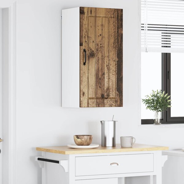 Fali Szekrény LUCCA Antik Fa 40 x 31 x 80 cm Szerelt Fa