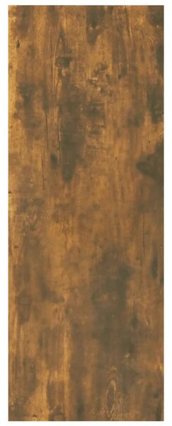 Füstös tölgyszínű szerelt fa tálalóasztal 78 x 30 x 80 cm