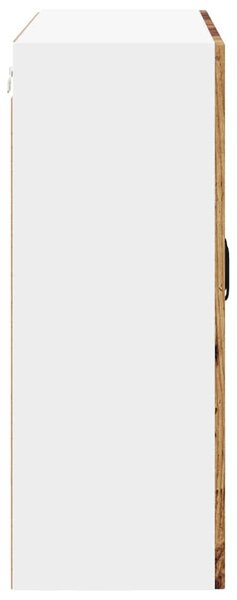 Fali üveges szekrény LUCCA Antik Fa 80 x 31 x 80 cm Szerelt Fa