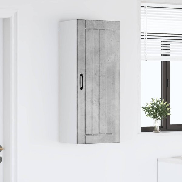 Fali Szekrény LUCCA Betonszürke 40 x 31 x 100 cm Szerelt Fa