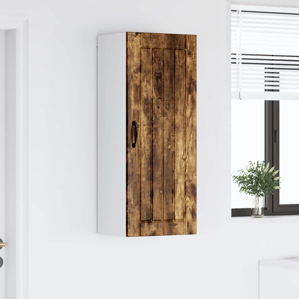 Fali Szekrény LUCCA Füstös Tölgy 40 x 31 x 100 cm Szerelt Fa
