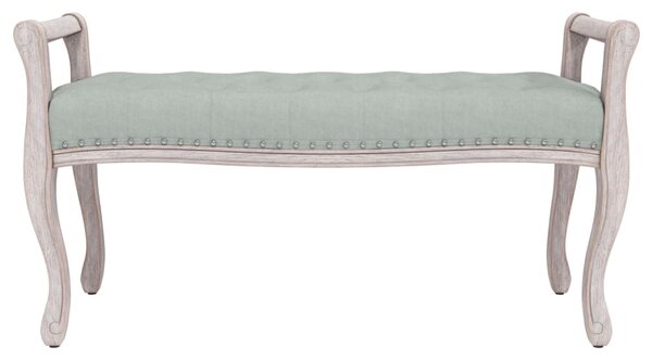Világosszürke bársonypad 110x45x60 cm