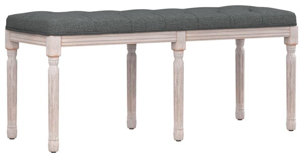 Sötétszürke szövetpad 110x40x49 cm