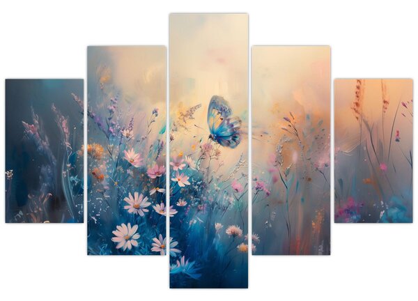 Kép - Rét pillangóval (150x105 cm)