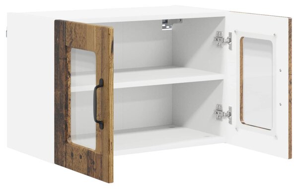 Fali üveges szekrény PORTO Öreg fa 60 x 31 x 40 cm Faanyag