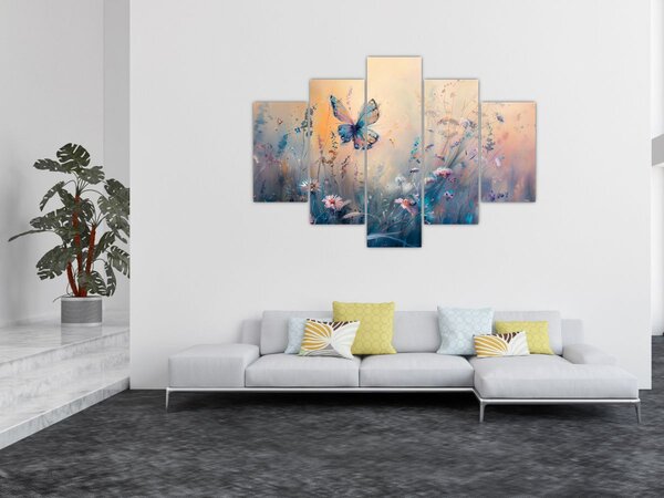 Kép - Rét pillangóval II (150x105 cm)