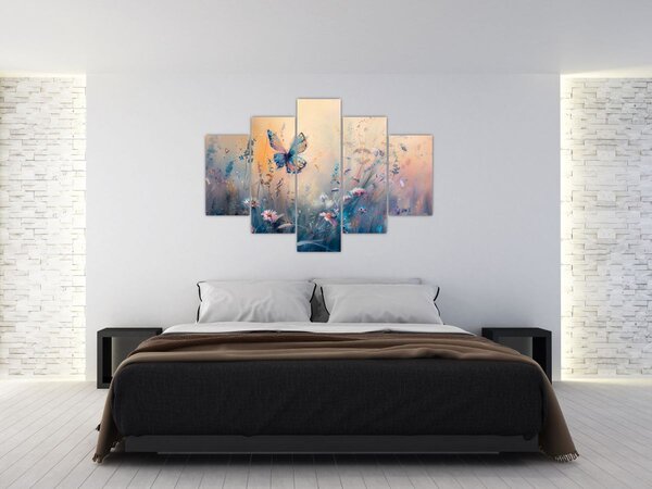 Kép - Rét pillangóval II (150x105 cm)