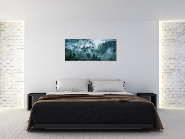 Kép - Erdő ködben (120x50 cm)