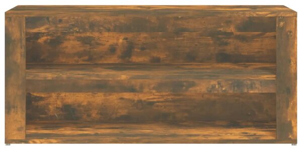 Füstös tölgy színű szerelt fa cipőtartó 100x35x45 cm