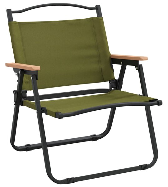 2 db zöld oxford szövet camping szék 54 x 43 x 59 cm