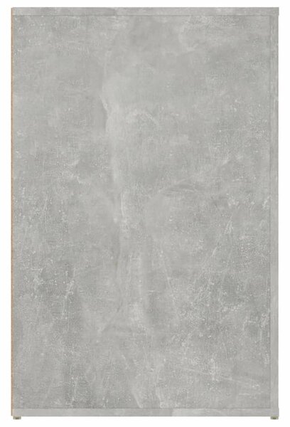 Betonszürke szerelt fa íróasztal 100x49x75 cm