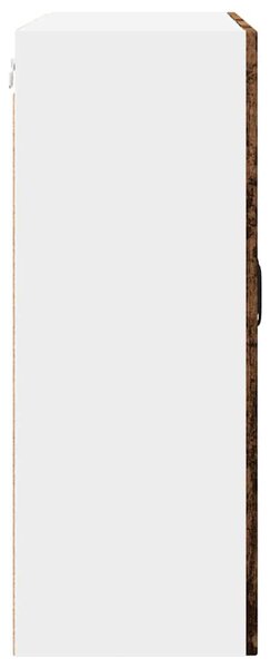 Fali üveges szekrény PORTO Öreg fa 80 x 31 x 80 cm Faanyag