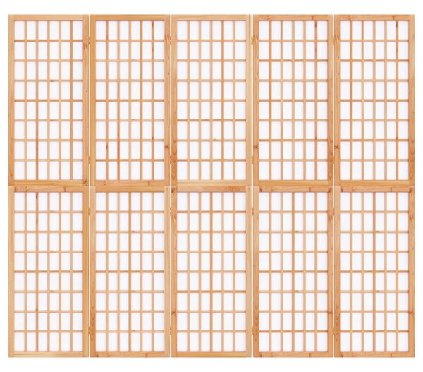 5-paneles japán stílusú összecsukható paraván 200 x 170 cm