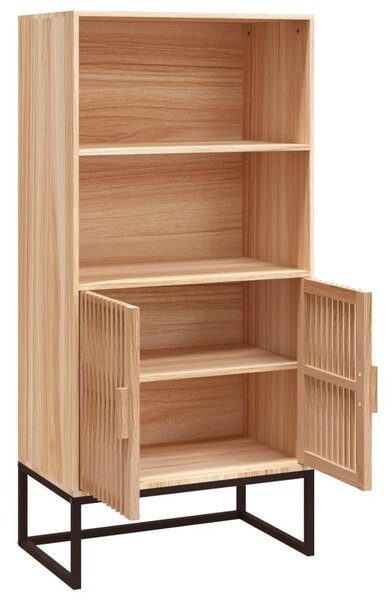 Szerelt fa magasszekrény 60x35x125 cm