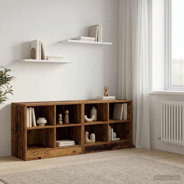 Ágyat tartó szekrény 2 pcs Antik Fa 66 x 33 x 48 cm Szerelt Fa
