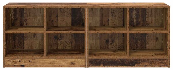 Ágyat tartó szekrény 2 pcs Antik Fa 66 x 33 x 48 cm Szerelt Fa