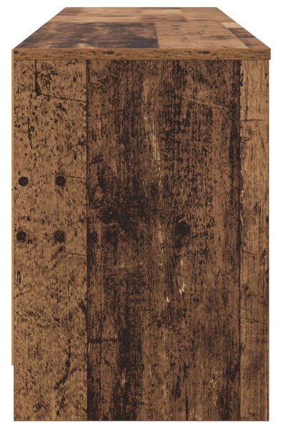 Ágyat tartó szekrény 2 pcs Antik Fa 66 x 33 x 48 cm Szerelt Fa