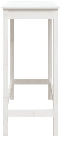 Fehér tömör fenyőfa bárasztal 100 x 50 x 110 cm