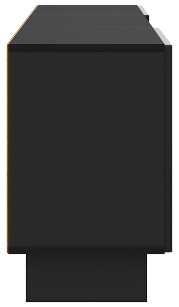 TV szekrény Fekete 150 x 31 x 50 cm Mérnöki fa