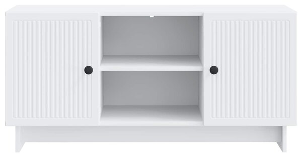 TV szekrény 102 x 34,5 x 50 cm Fehér Szerelt Fa