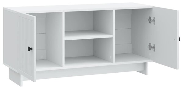 TV szekrény 102 x 34,5 x 50 cm Fehér Szerelt Fa