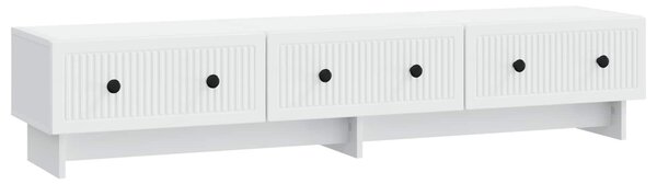 TV szekrény fiókkal Fehér 147 x 34,5 x 30 cm Szerelt Fa