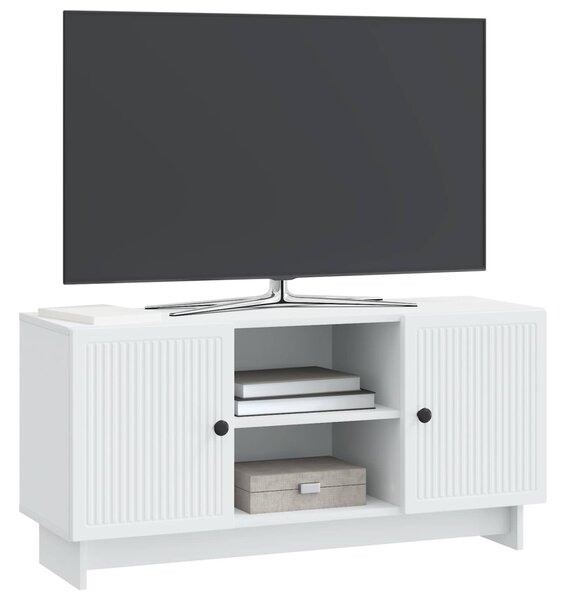 TV szekrény 102 x 34,5 x 50 cm Fehér Szerelt Fa