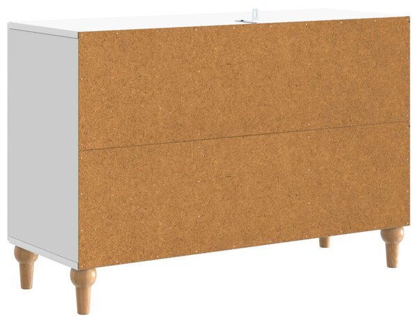 TV szekrény fiókkal Fehér 89 x 34,5 x 60 cm Szerelt Fa