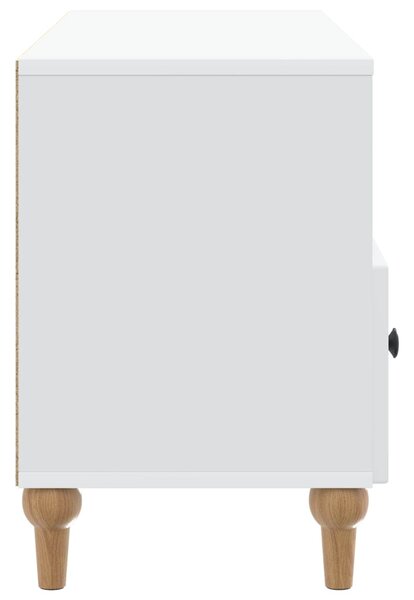 TV szekrény Fehér 102 x 34,5 x 50 cm Mérnöki fa
