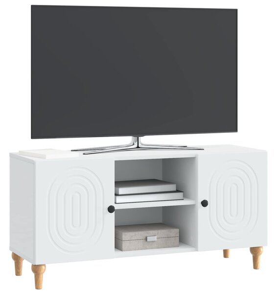 TV szekrény Fehér 102 x 34,5 x 50 cm Szerelt Fa