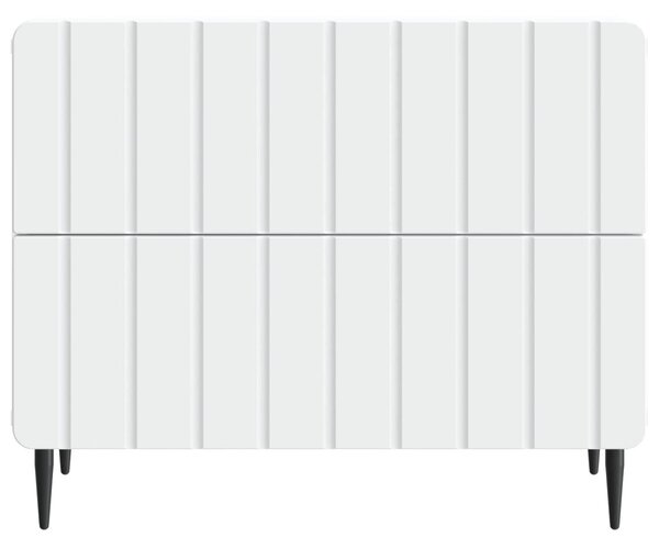 VidaXL Éjjeliszekrény fiókkal Fehér 62 x 34,5 x 49,5 cm Szerelt Fa