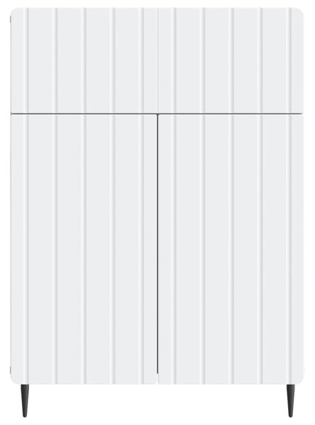 Széf fiókkal Fehér 66 x 34,5 x 92 cm Szerelt Fa