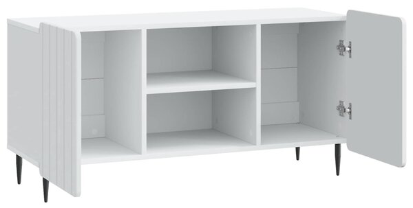 TV szekrény Fehér 102 x 34,5 x 52 cm Szerelt Fa