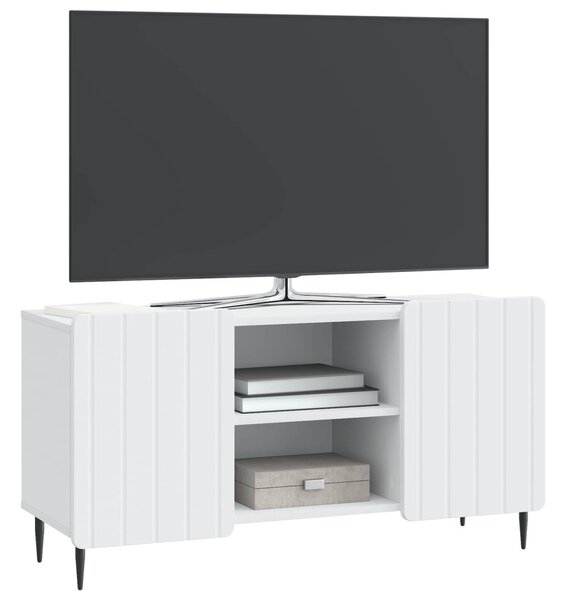 TV szekrény Fehér 102 x 34,5 x 52 cm Szerelt Fa