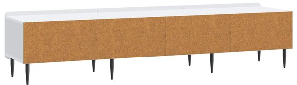 TV szekrény fiókkal Fehér 147 x 34,5 x 32 cm Szerelt Fa