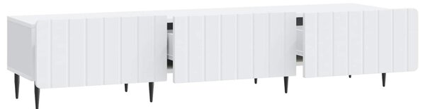 TV szekrény fiókkal Fehér 147 x 34,5 x 32 cm Szerelt Fa