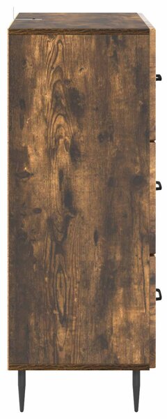 Fiókos szekrény Füstös Tölgy 66 x 34,5 x 89,5 cm Szerelt Fa