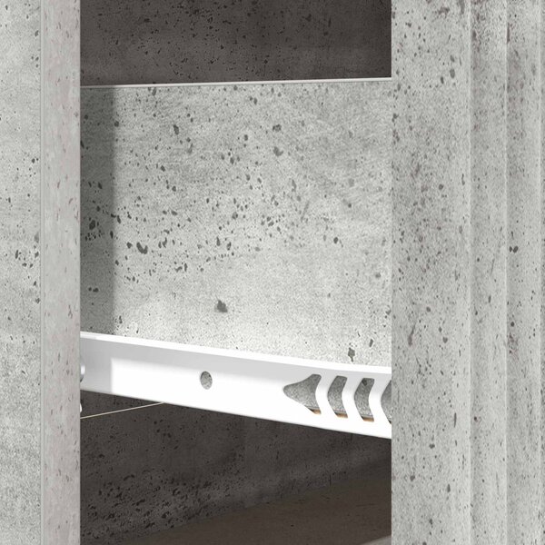 Fiókos szekrény Betonszürke 66 x 34,5 x 89,5 cm Szerelt Fa