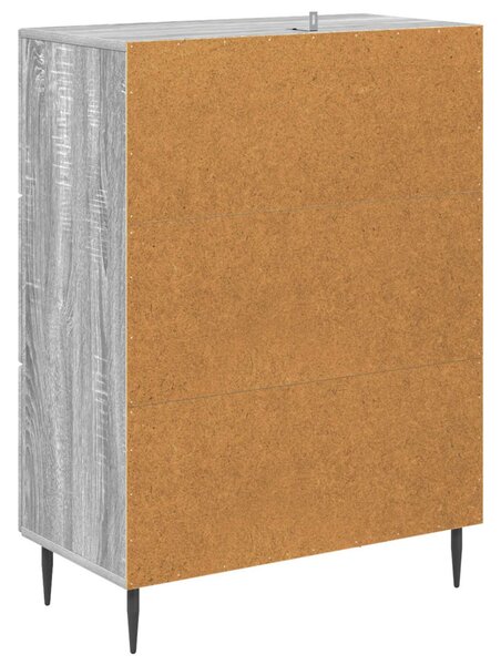 Fiókos szekrény Szürke Sonoma 66 x 34,5 x 89,5 cm Szerelt Fa