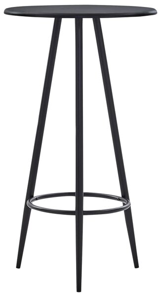 Fekete MDF bárasztal 60 x 107,5 cm