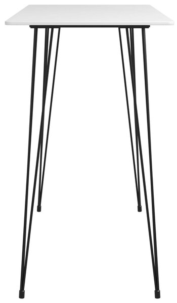 Fehér bárasztal 120x60x105 cm
