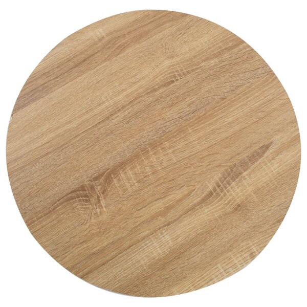 Világosbarna MDF bisztróasztal 60 cm