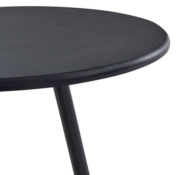 Fekete MDF bárasztal 60 x 107,5 cm