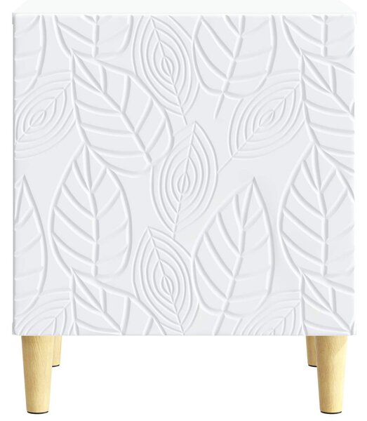 VidaXL Éjjeli asztal 2 pcs Fehér 43 x 34,5 x 50 cm Szerelt Fa