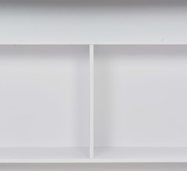 Fehér bárasztal 2 asztallappal 130 x 40 x 120 cm