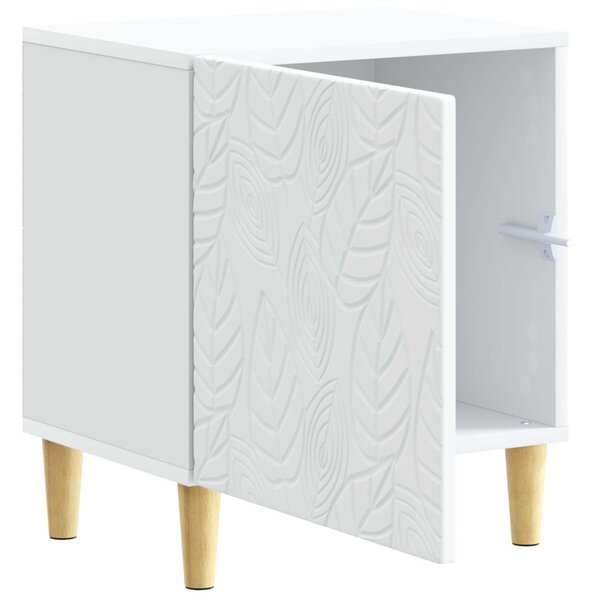 VidaXL Éjjeli asztal 2 pcs Fehér 43 x 34,5 x 50 cm Szerelt Fa